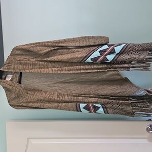 Billabong Green Fringe Cardigang